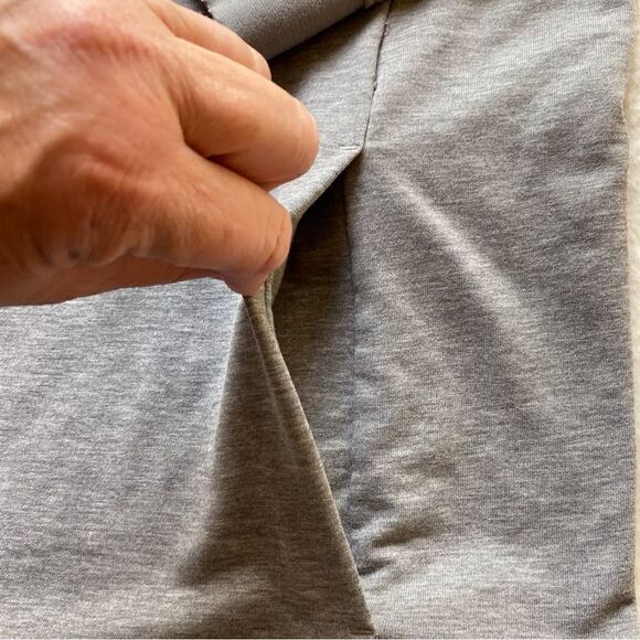 Gymshark Gray Hooded Tunic Length Sweatshirt Size Medium - Picture 6 of 9